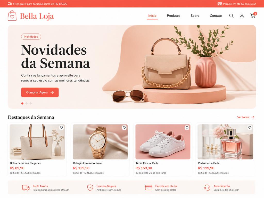 Bella Loja — loja online